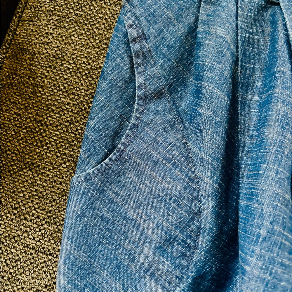 Denim Blue Mini Dress - Picture 3 of 6